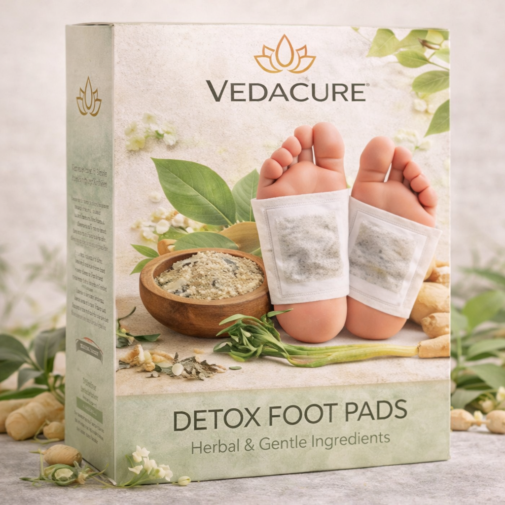Vedacure 100% Herbal & Gentle Ingredient Detox Foot Pads (BUY 10 GET 10 FREE )