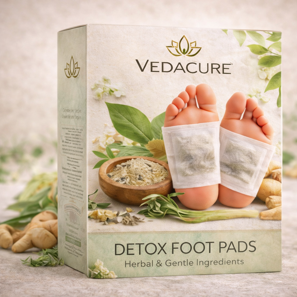 Vedacure 100% Herbal & Gentle Ingredient Detox Foot Pads (BUY 10 GET 10 FREE )